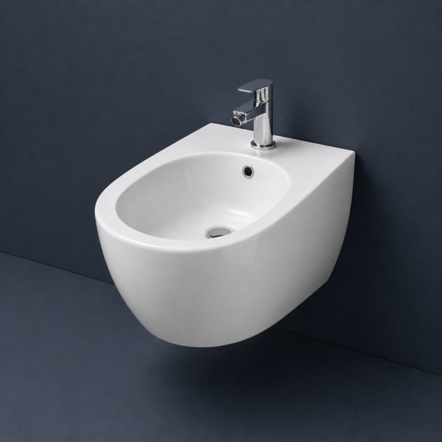 RAK DES Wall Hung Bidet 52CM 1TH