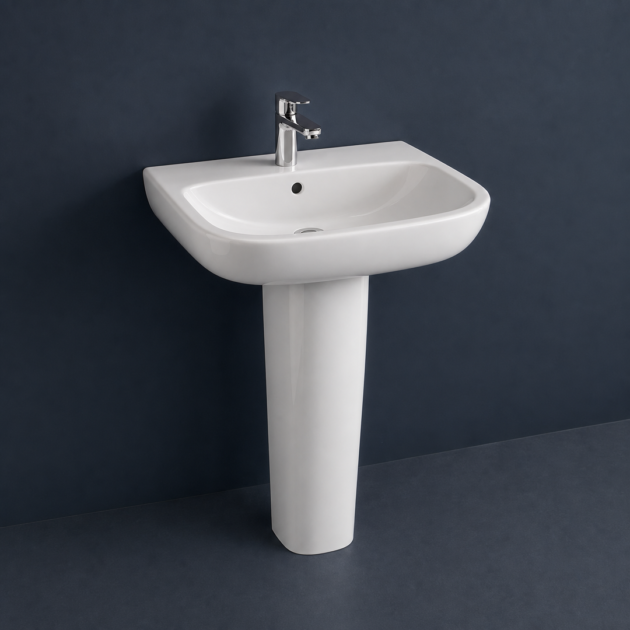 RAK Opulence Wash Basin + Full Pedestal (58CM)