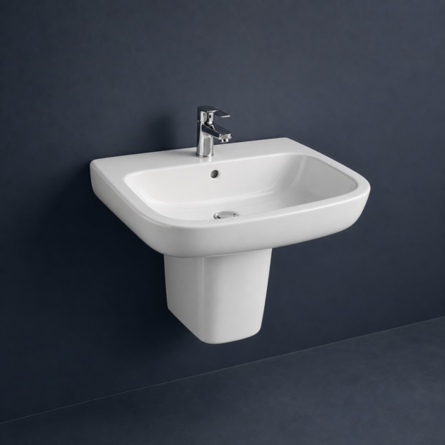 RAK Opulence Wash Basin + Half Pedestal (58CM)
