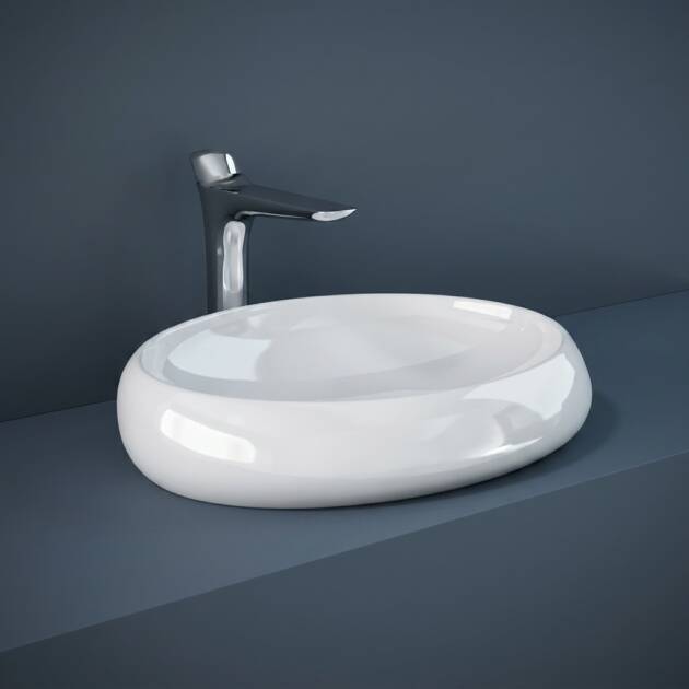RAK Cloud Counter Top Wash Basin (58CM) Glossy