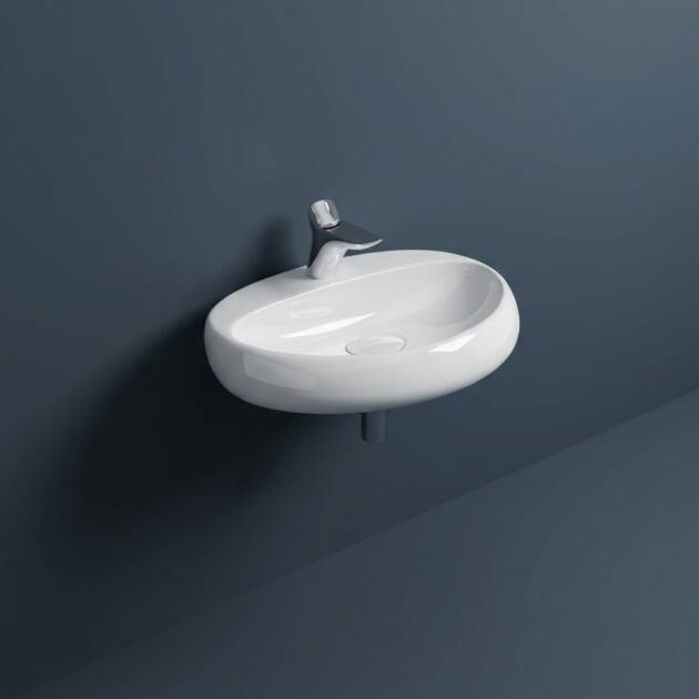 RAK Cloud Wall Mounted Wash Basin (65CM) Glossy