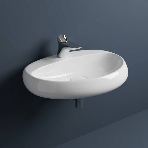 RAK Cloud Wall Mounted Wash Basin (65CM) Matt