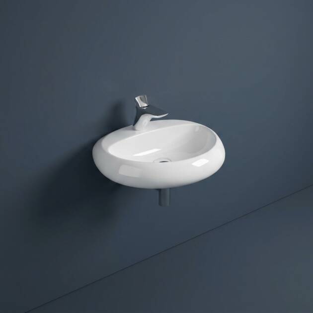 RAK Cloud Wall Mounted Wash Basin (55CM) Matt
