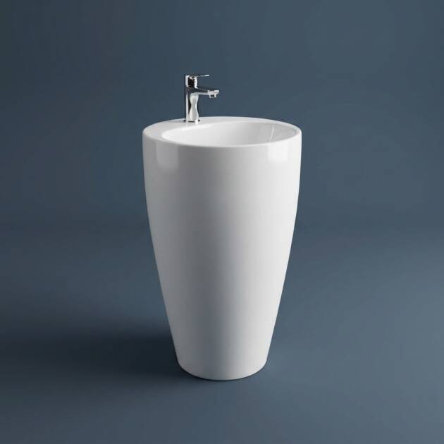 RAK Cloud Free Standing Wash Basin (50CM) Matt