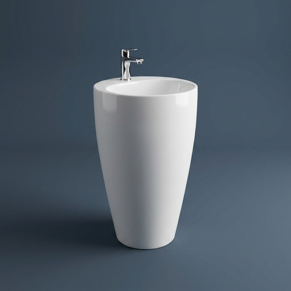 RAK Cloud Free Standing Wash Basin (50CM) Matt